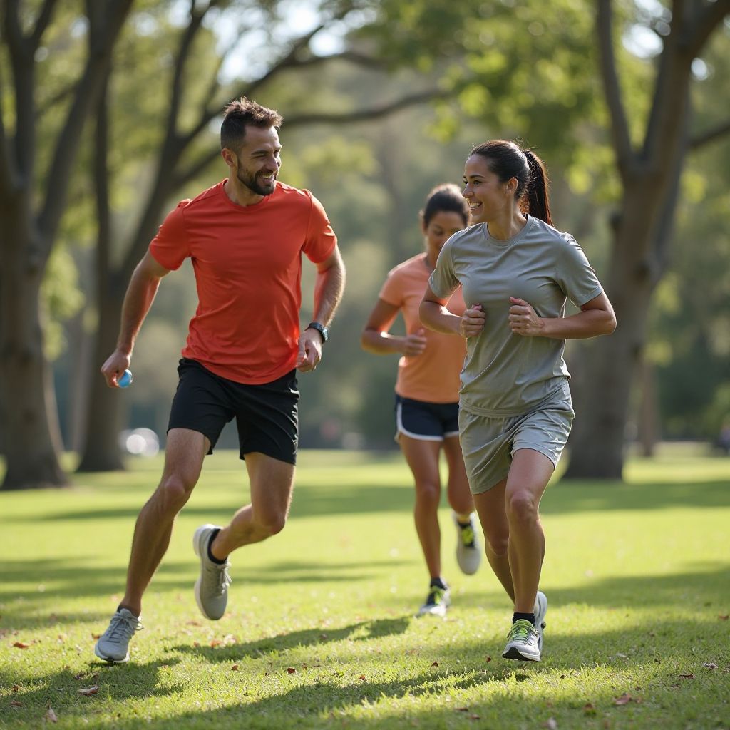 Outdoor training session